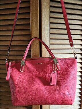 COACH Crossbody Bag Pebbled Leather